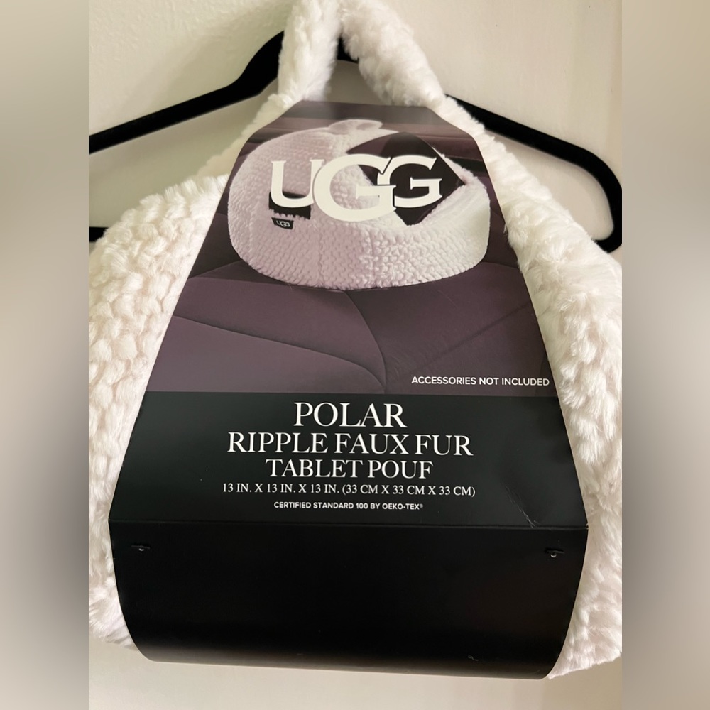 UGG Polar Ripple Faux Fur Tablet Pouf